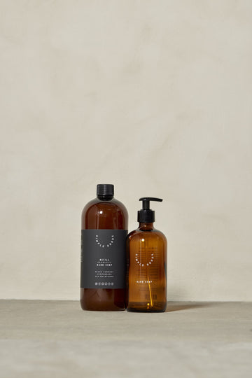 Glasflaska för handtvål 500 ml