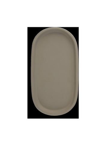 Clean Oval bricka i betong