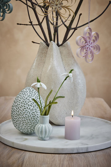 Ellia ljushållare H23 Ø9 cm. sand