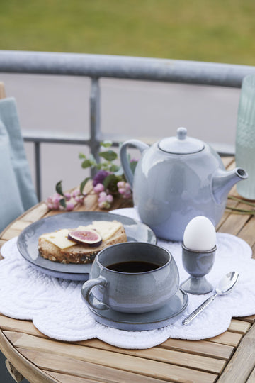 Amera äggkopp H6,5 Ø4,5 cm. grå