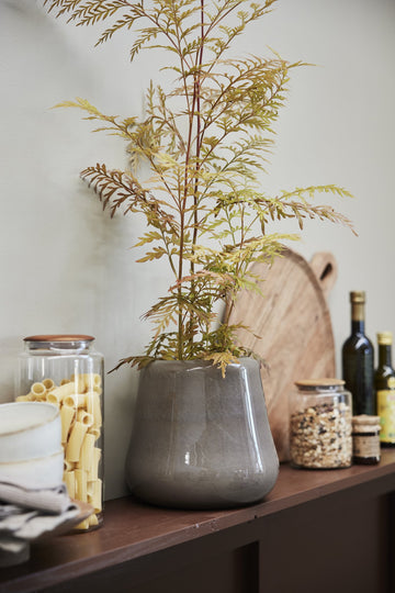 Cristella krukka H15 Ø11 cm. transparent