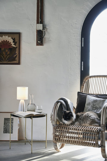 Victorinne karaff H25 Ø12 cm. røykfarget