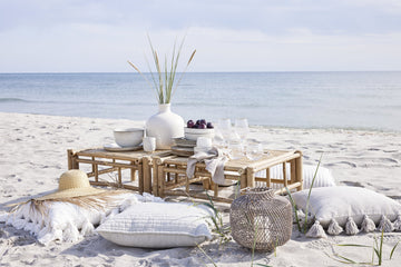 Amera skål H12 Ø22 cm. beige