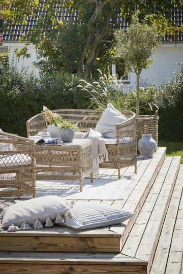 Anna vas H40,5 cm. antikk grå keramik