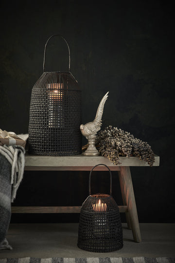 Hazel lykta H45 Ø30 cm. svart