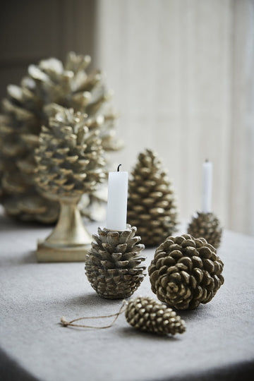 Serafina kotte H10,5 cm. ljust guld