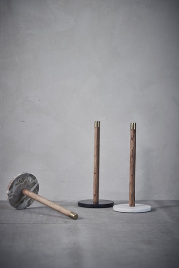 Elisse kökspappershållare H35 Ø14,5 cm. sand