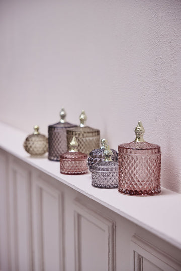 Miya krukka H10,5 Ø8,5 cm. lysegrå