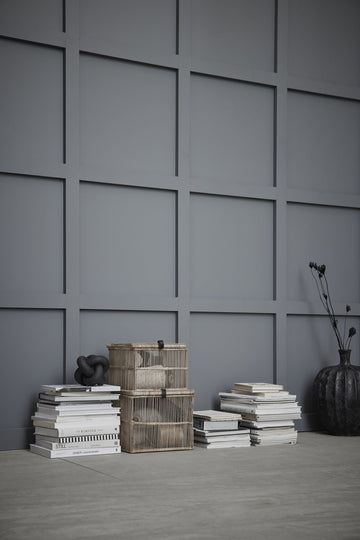 Strissie golvmatta L150XB80 cm. grå