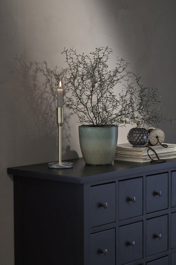 Nessina bärbar LED-lampa H19 cm. brun