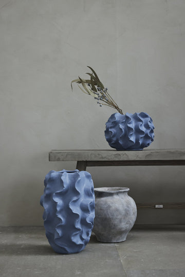 Hilde lykta H25 cm. sand