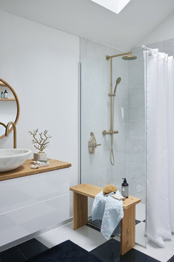 Tressa smyckeshållare H33XL30XB17 cm. ljust guld