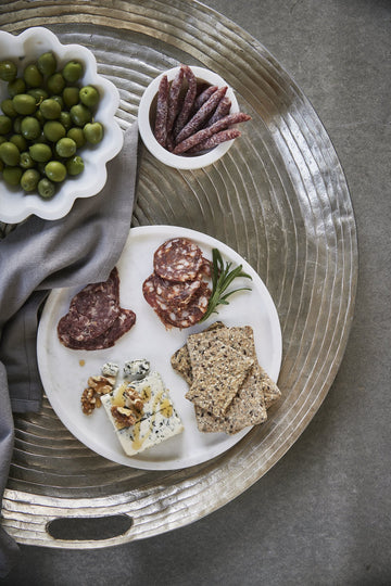 Ellia skål Ø20 cm. vit marmor