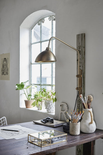 Sofinna vägglampa L46XH48XB21 cm. ljust guld