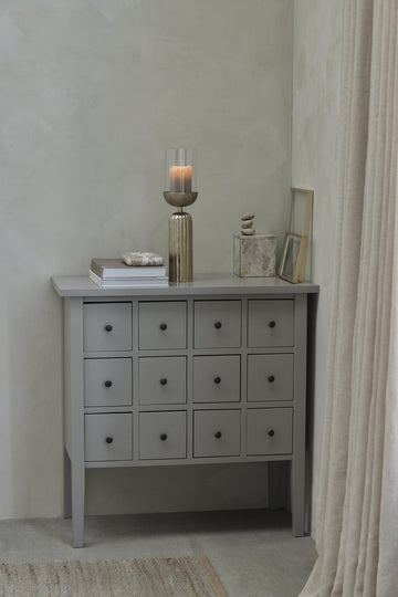 Sandia ljushållare H36,5 Ø11,5 cm. ljust guld