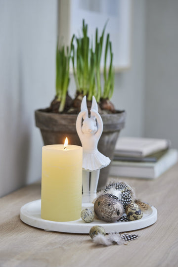 Ellia skål Ø20 cm. vit marmor