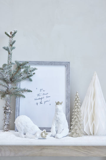 Sebina kunglig isbjörnsfigur 11,5 cm. vit