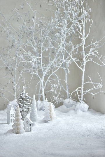 Seholia rådjur 17 cm. vit