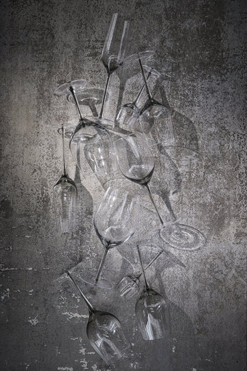 Victorinne rödvinsglas H23 Ø8,5 cm. røykfarget