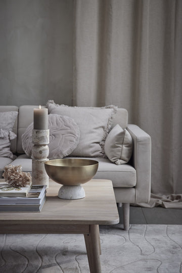 Ellia ljushållare H30 Ø9 cm. sand