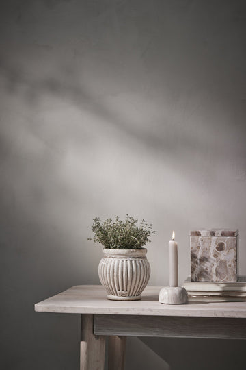 Ellia ljushållare H23 Ø9 cm. sand