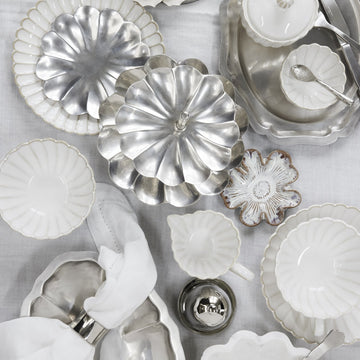 Philine serveringsfat H23 cm. antikt silver