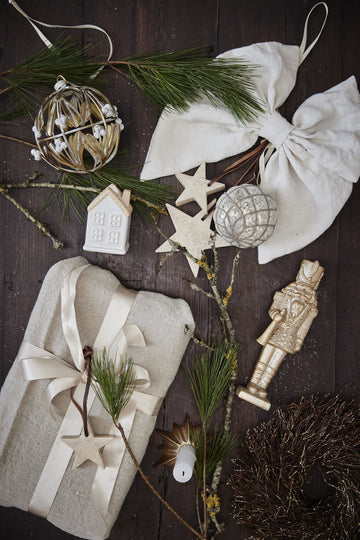 Norille julkula 9 cm benvit