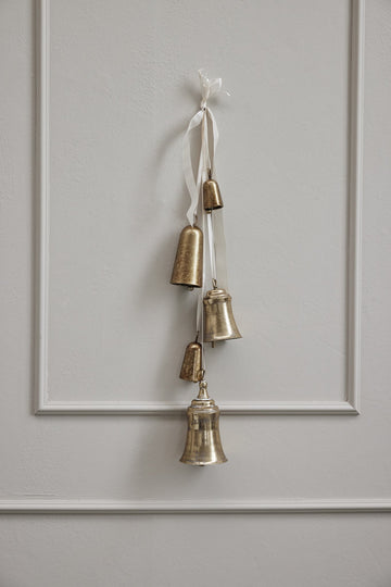 Missia ornament H18 cm. ljust guld