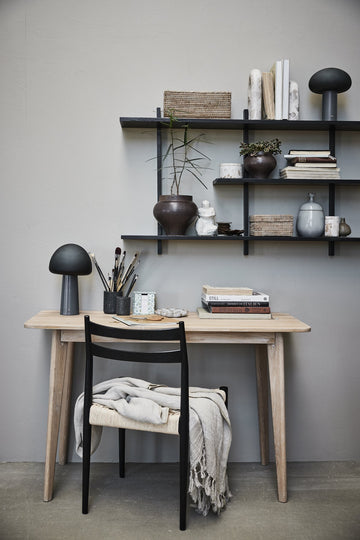 Ellia krukka H11,5 cm. svart marmor