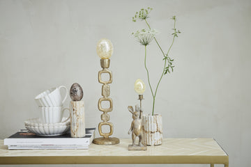 Eliana tandmugg H10,5 cm. sand marmor