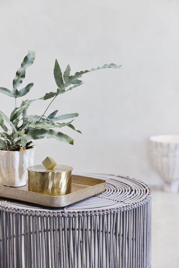 Eliana tandmugg H10,5 cm. svart marmor