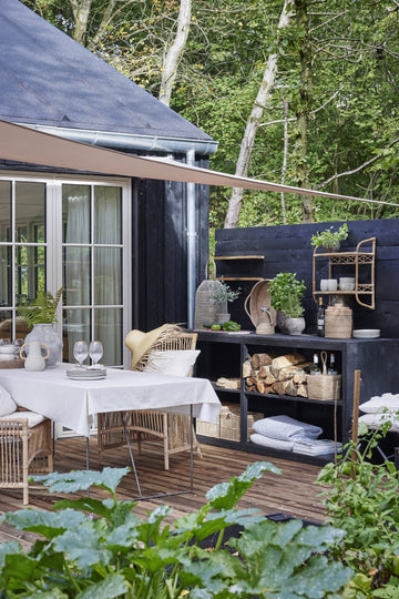 Norah kökstillbehållare H38 Ø cm. natur