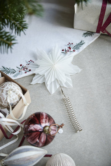 Nomillia ornament H13 cm. benvit