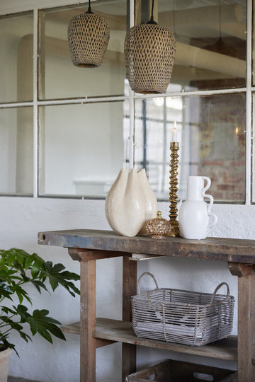 Valona vas H30 cm. sand keramik