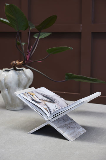 Elivinne magasinholder 45x20 cm mørk sand marmor