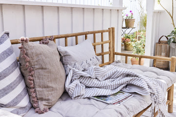 Oville putetrekk L50XB50 cm. mørk sand