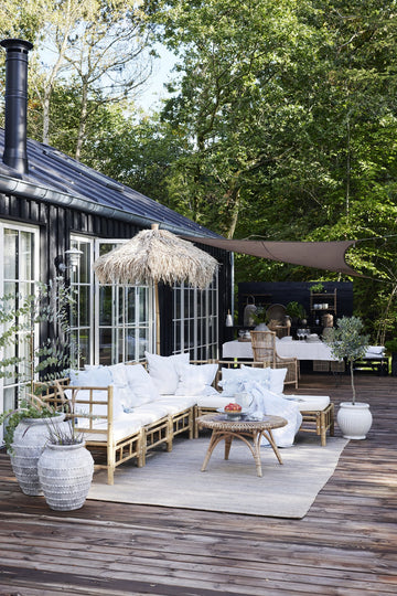 Anna kruka H59,5 cm. antikk grå keramik