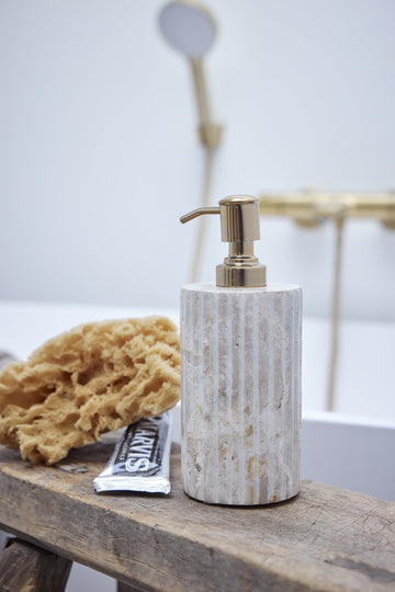 Eliana dispenser H18,5 cm. sand marmor