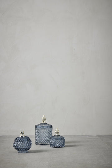 Miya krukka H11 Ø10 cm. blå