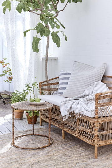 Camille bricka H4 Ø cm. benvit