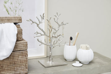 Lily dispenser H16,3 cm. vit