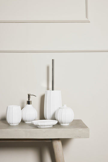 Lily dispenser H16,3 cm. vit