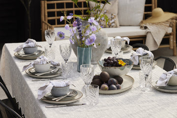 Olivia servetter L40XB40 cm. vit