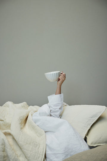 Isadora putetrekk 40x60 cm. benvit