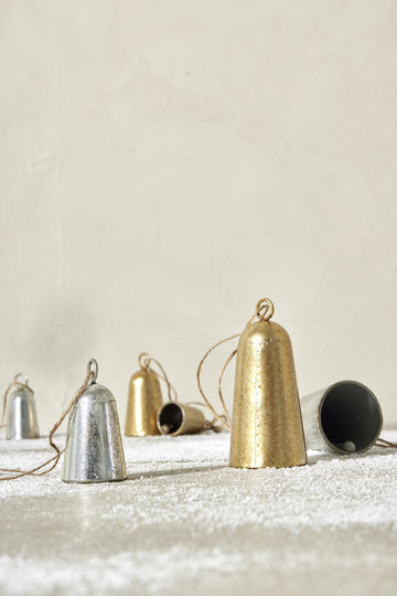 Missia julgranshängare 8 cm ljust guld