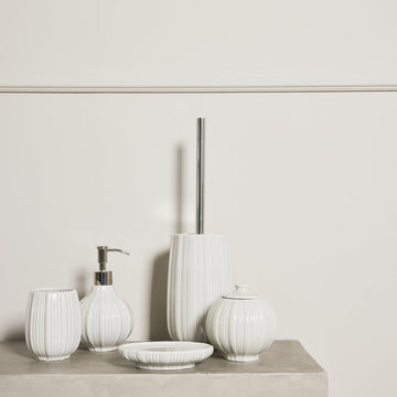 Lily dispenser H16,3 cm. brun sand