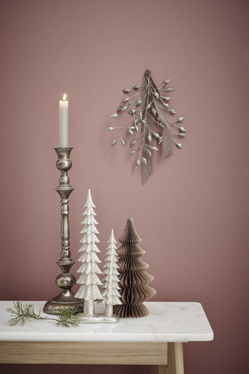 Misella ljushållare H42,5 cm. antikt silver