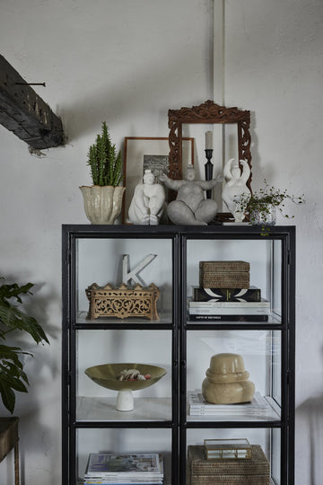 Ellivia skål H16,6 Ø cm. ljust guld