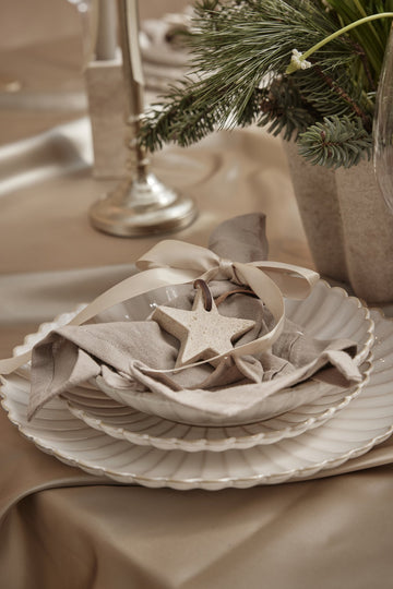 Camille desserttallrik H4 Ø19 cm. benvit