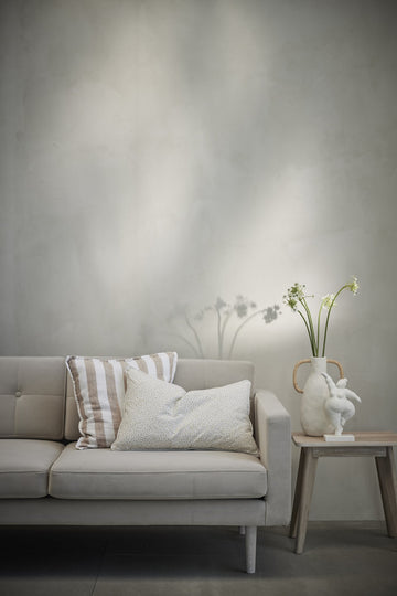 Ellia dekoration H15 cm. vit marmor